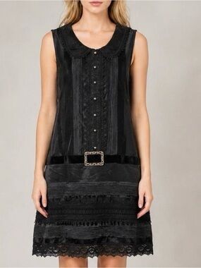 Anna Sui for Target 20th Anniversary Black Lacy Dress